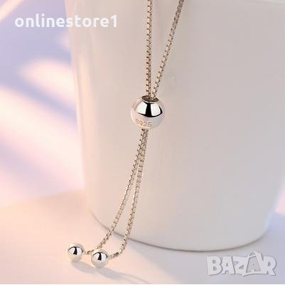 Сребърна гривна - Империал 925 печат сребро GR107, снимка 3 - Гривни - 29971268