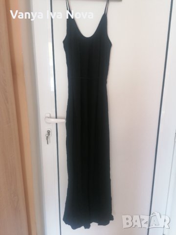 H&M дълга черна рокля, снимка 3 - Рокли - 40587982