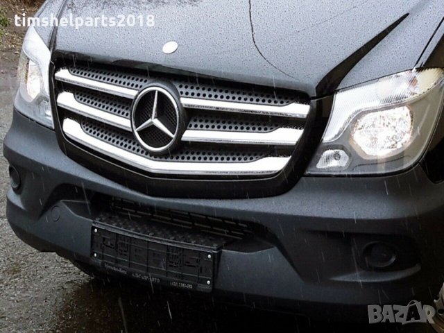 Хромирани лайсни за MERCEDES SPRINTER facelift след 2013 ( предна решетка), снимка 7 - Аксесоари и консумативи - 34371665