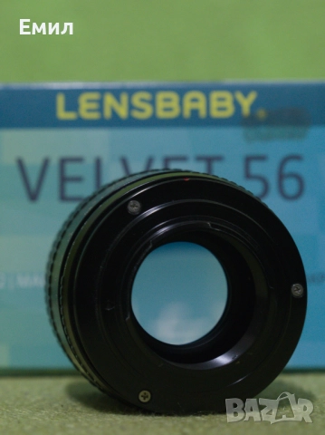 Lensbaby Velvet 56 MFT, снимка 3 - Обективи и филтри - 51459132