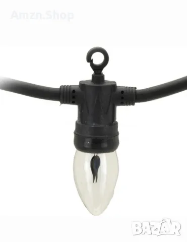 Светлинна верига с 10 лампи за външна употреба ефект на свещ / пламък / огън
Led струнни лампички , снимка 3 - Други - 50245103