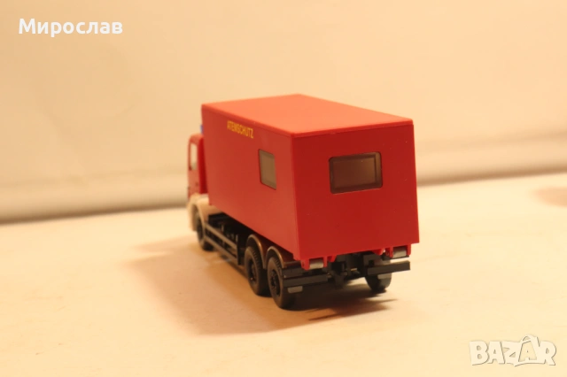 WIKING H0 1/87 МERCEDES ATEGO КАМИОН ПОЖАРНА МОДЕЛ КОЛИЧКА, снимка 6 - Колекции - 54215954