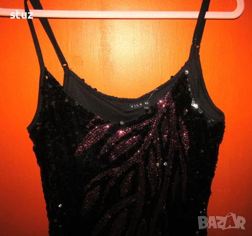 Ефирна Топ рокля, черна, снимка 5 - Рокли - 50851941