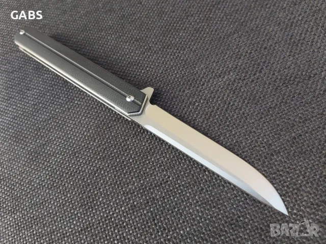 Сгъваем джобен нож стомана D2, D111, снимка 4 - Ножове - 49446216