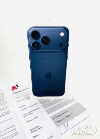 НОВ! iPhone 17 Pro Max 256GB Deep Blue ГАРАНЦИЯ 24 Месеца!, снимка 3 - Apple iPhone - 52445704