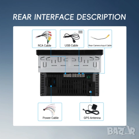 Мултимедия, Carplay, Android Auto, плеър, единичен дин, навигация, кола, автомобил, 1DIN, с Андроид, снимка 5 - Аксесоари и консумативи - 53064078