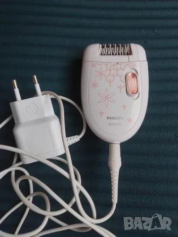 Епилатор Philips Satinelle - Отлично състояние, пълен комплект!