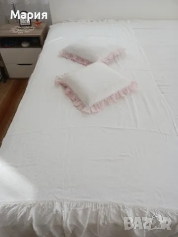 Покривки за дивани летни плюс възглавници , снимка 2 - Покривки за легло - 48331247