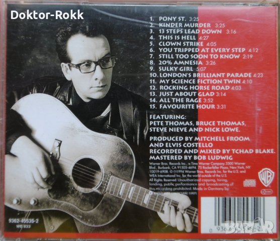 Elvis Costello – Brutal Youth (1994, CD), снимка 2 - CD дискове - 38503963
