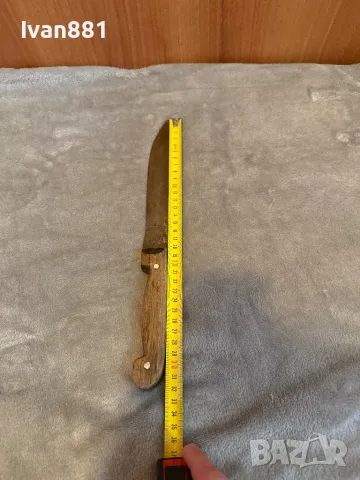 Автентичен кован овчарски нож, снимка 5 - Антикварни и старинни предмети - 50337663