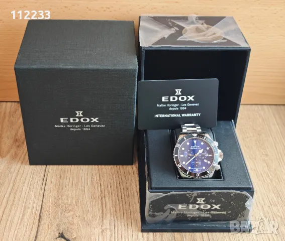 Edox Sky Diver Chrono 10238 3NM BUI, снимка 1 - Мъжки - 48716662