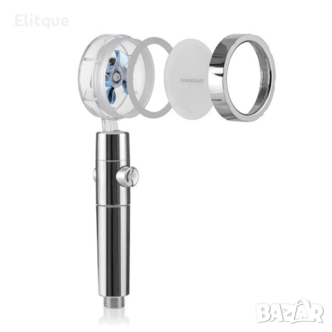 Слушалка за душ с перка и 3D ефект на водата и 360 градуса завъртане , снимка 8 - Други стоки за дома - 52906403