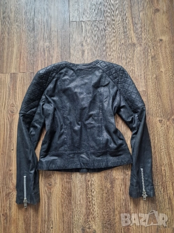 Страхотно дамско кожено яке MDK размер 38 , естествена кожа,, снимка 7 - Якета - 52475395