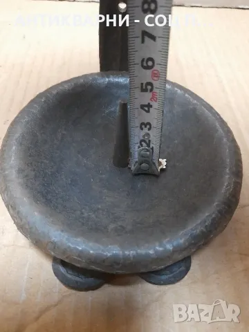 Стар Ръчно Кован Стенен Свещник., снимка 13 - Антикварни и старинни предмети - 49214565