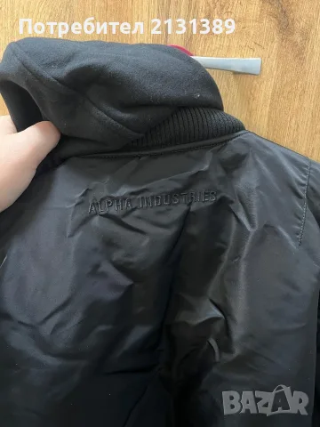 Мъжко бомбер яке Alpha Industries, размер L, снимка 4 - Якета - 56295333