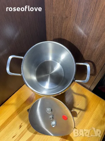 Качествена тенджера под налягане Maxstar - 7 литра, снимка 6 - Съдове за готвене - 48439266