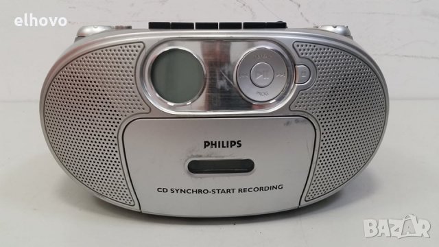 CD player с радио, касета Philips AZ1022, снимка 1 - MP3 и MP4 плеъри - 30047305