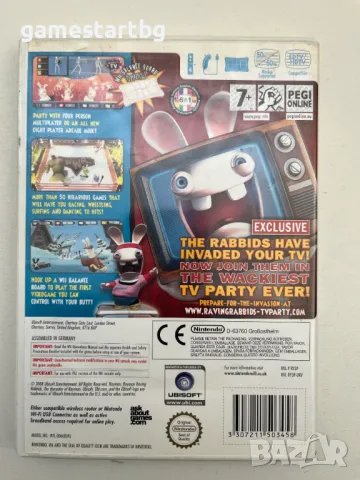 Rayman Raving Rabbids TV Party за Wii, снимка 2 - Игри за Nintendo - 49342528