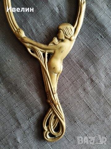 дамско огледало арт деко, снимка 2 - Антикварни и старинни предмети - 29576266