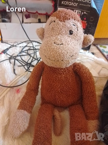 Подарявам!Голяма 🐒 плюшена маймуна играчка