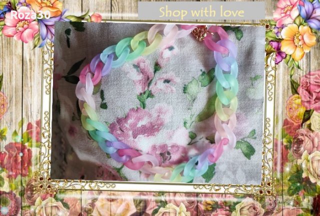 Свежо цветно колие, снимка 2 - Колиета, медальони, синджири - 36721942