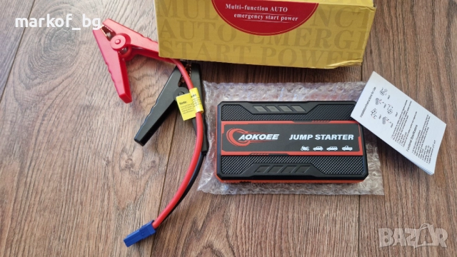 Стартерно устройство Jump starter подаване на ток PowerBank, снимка 10 - Аксесоари и консумативи - 52938904