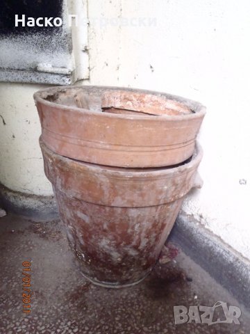 Ретро Керамични саксии за растения всякакви размери, употребявани и чисто нови; поставки за саксии , снимка 16 - Саксии и кашпи - 29813849