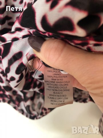 Calvin Klein Дамска блуза - шифон, снимка 3 - Блузи с дълъг ръкав и пуловери - 38173518