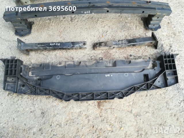 Греда основа кора предна задна броня Пежо 307 Peugeot sw, снимка 2 - Части - 51412705