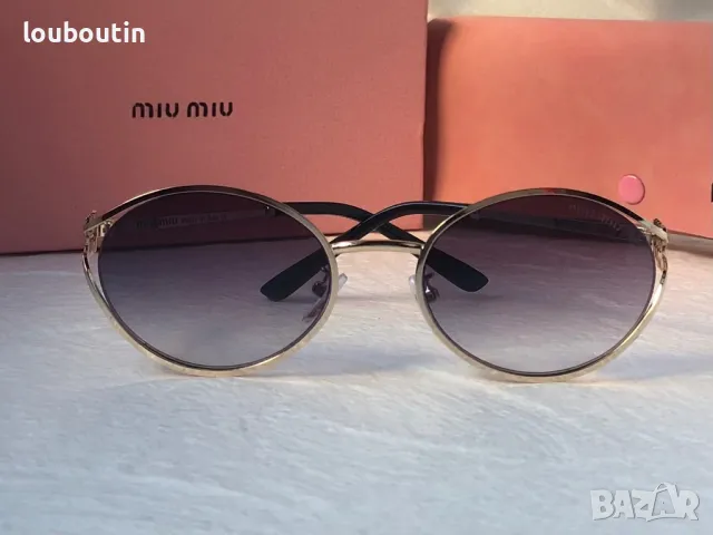 Miu 2024 дамски слънчеви очила елипса овални кръгли 4 цвята, снимка 8 - Слънчеви и диоптрични очила - 47766791