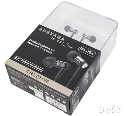 • Нови Hi-Fi слушалки с микрофон Creative Aurvana In-Ear 2 Plus , снимка 2 - Слушалки и портативни колонки - 53925100