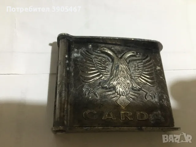 Тока за колан GARDА /двуглав орел/, снимка 3 - Колани - 48491119