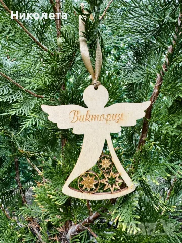 Коледни дървени играчки, снимка 13 - Коледни подаръци - 56456599
