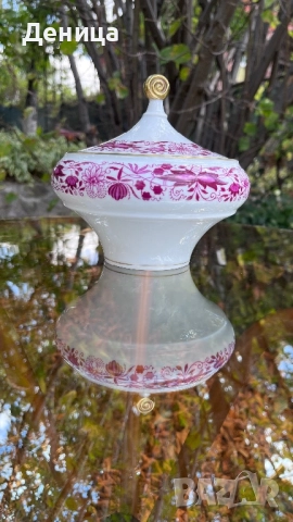 Edelstein Германия Елегантна бонбониера със стилна акцентираща дръжка Височина-16 см и диаметър -16 , снимка 3 - Кутии за храна - 51469509