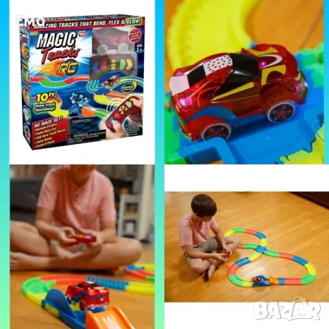 Кола с дистанционно управление - Magic Tracks -Fire Racer 