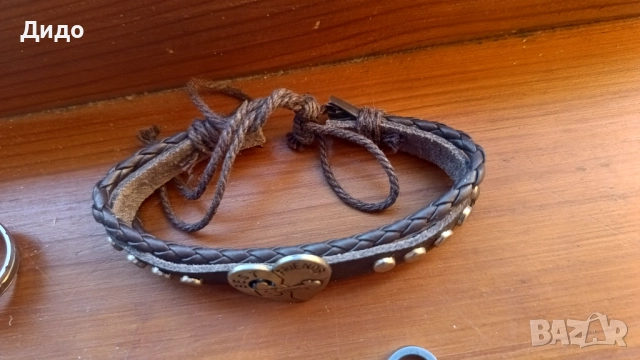 Аксесоари, обеци, пръстени и кожена гривна "Best Friends", снимка 15 - Обеци - 28819395