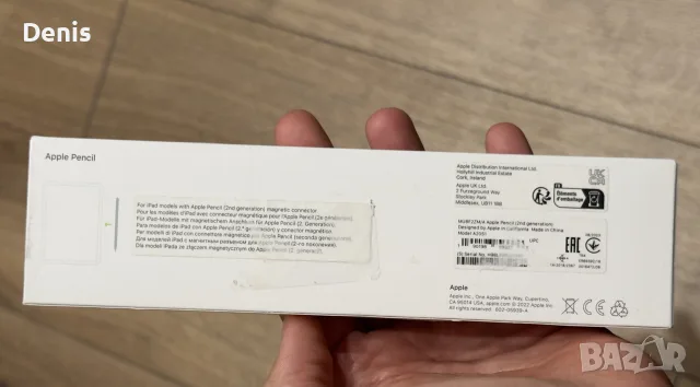Химикалка - Apple Pencil 2nd gen - нова, снимка 2 - Таблети - 56316958