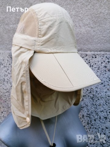 Продавам нова лека бързосъхнеща шапка със сгъваема козирка и с покриване на врата и лицето , снимка 2 - Шапки - 37457367