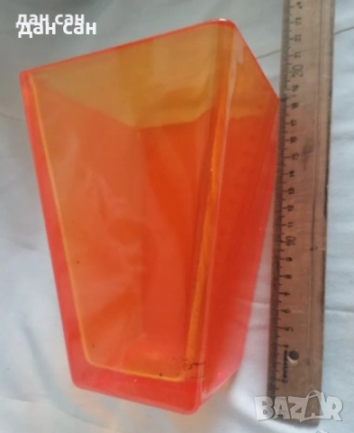 Цветно стъкло вази кристал, снимка 14 - Вази - 31398182