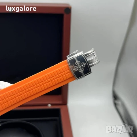 Мъжки часовник Patek Philippe Aquanaut Orange с автоматичен механизъм, снимка 7 - Мъжки - 50953857
