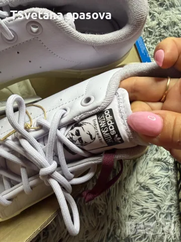 оригинални кожени маратонки Adidas , снимка 8 - Маратонки - 55806381