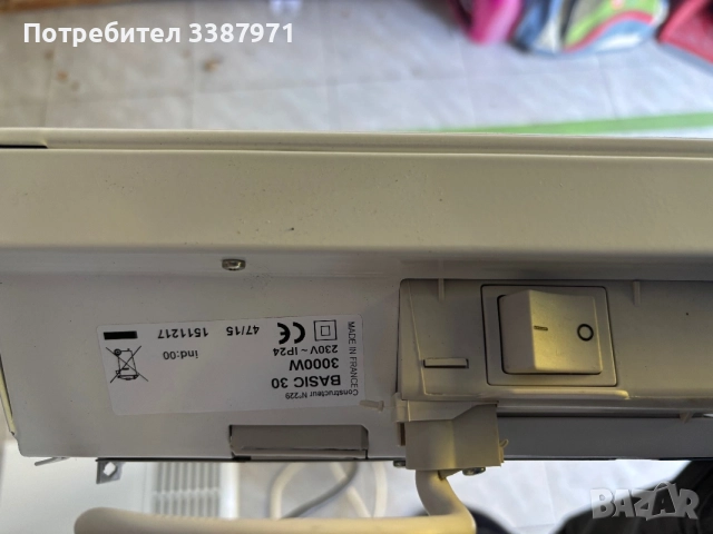 2xКонвектора Airelec basic 3000w, снимка 2 - Отоплителни печки - 56544767