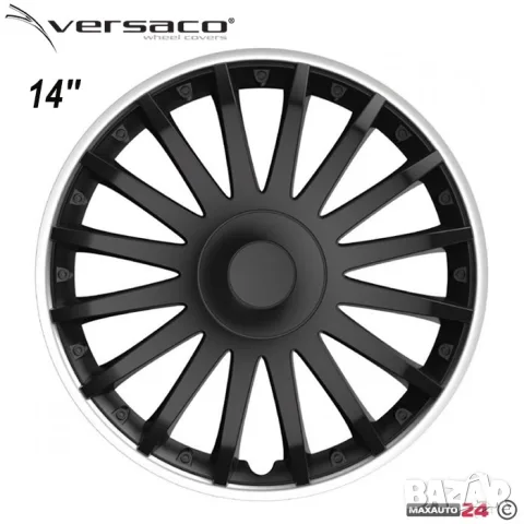 Тасове за джанти 14'' Versaco Crystal SO черен, снимка 2 - Аксесоари и консумативи - 55861891