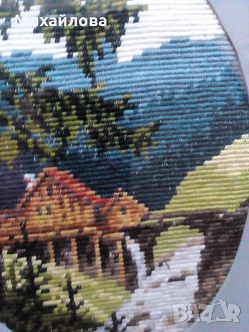 Гоблен "Воденичката" на Вилер, снимка 5 - Гоблени - 31456613