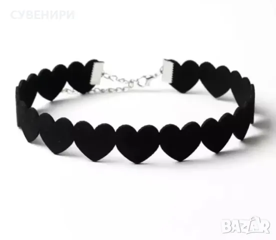 Чокър със сърца , снимка 1