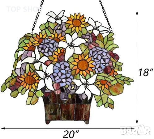Нова Bieye декорирана кошница Декорация Дом Градина Подарък, снимка 2 - Пана - 49956843