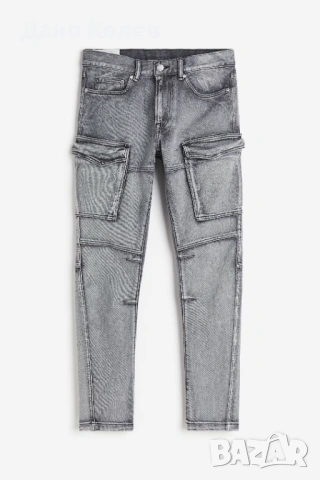 Мъжки Slim Cargo Jeans [H&M] [Размер: 28/30]