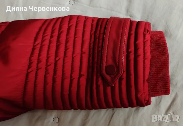 Дамско зимно яке с качулка, естествен косъм, цвят бордо от шушляк; 2XL÷3XL, снимка 15 - Якета - 48489290