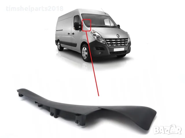 Панел под челното стъкло Renault Master 3 Opel Movano - Пасажерска страна