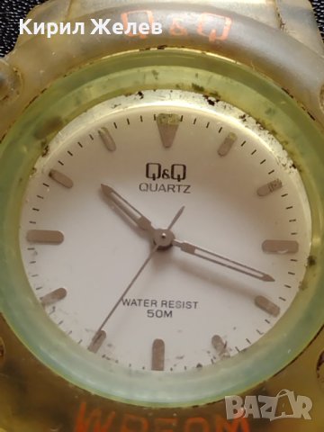 Модерен унисекс часовник Q/Q QUARTZ WATER RESIST много красив дизайн 38125, снимка 3 - Дамски - 40754115